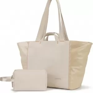 3-in-1 Tote Bag – Yoga Mat Strap, Wet/Dry Pocket, Expandable, with Shoe Bag & Cosmetic Pouch